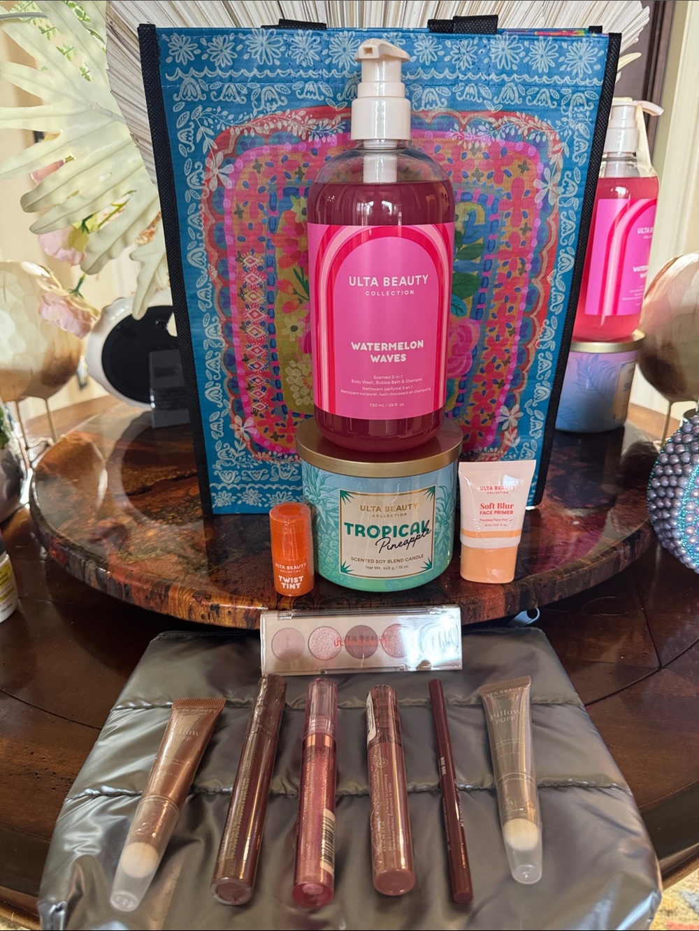 Ulta Beauty 13 Pc Watermelon Waves Bath & Tropical Candle Gift Set